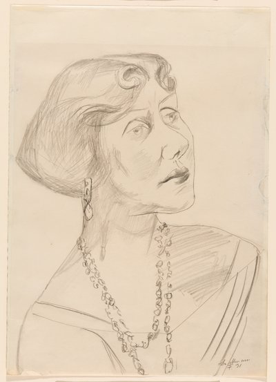 Portrett av Lilly von Schnitzler av Max Beckmann