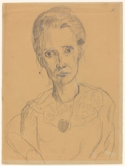 Portrett av en kvinne av Max Beckmann