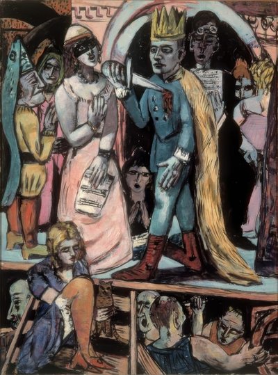 skuespiller av Max Beckmann