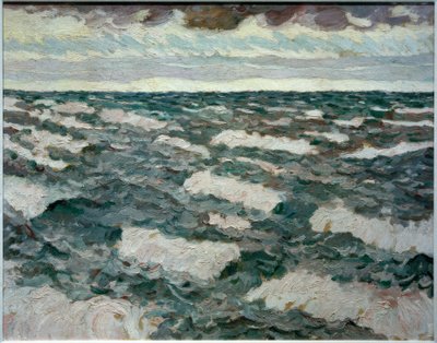 Innsjø om kvelden av Max Beckmann