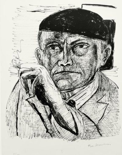 Selvportrett av Max Beckmann