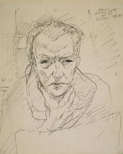 Selvportrett av Max Beckmann