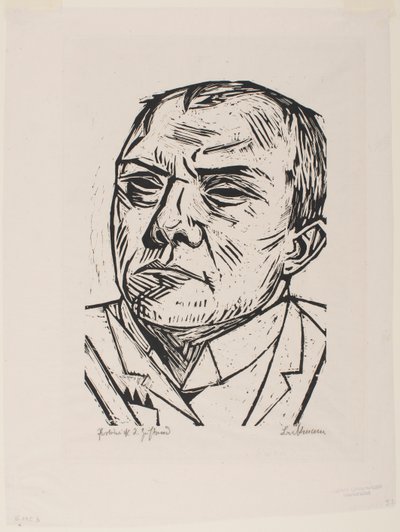 Selvportrett av Max Beckmann