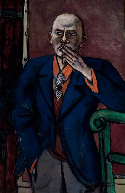 Selvportrett 1950 av Max Beckmann