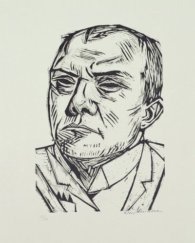 Selvportrett av Max Beckmann