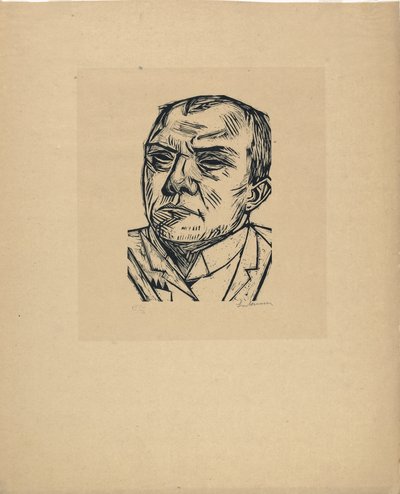 Selvportrett av Max Beckmann