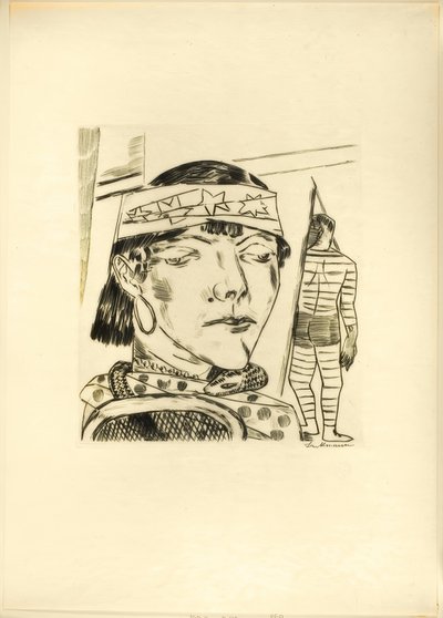 Snake Lade, tallerken ti fra messen av Max Beckmann