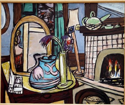 Stilleben med måker maleri av Max Beckmann (1884-1950) av Max Beckmann