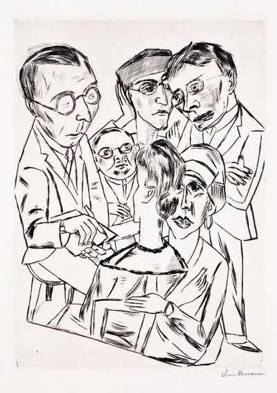 Kunstneren i samfunnet av Max Beckmann