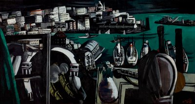 Havnen i Genova av Max Beckmann