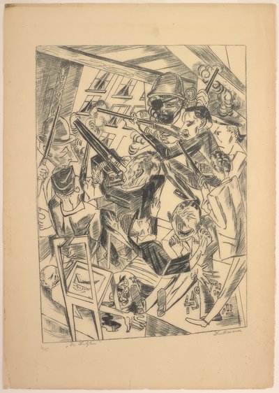 The Last Ones, tallerken ti fra Die Hölle av Max Beckmann