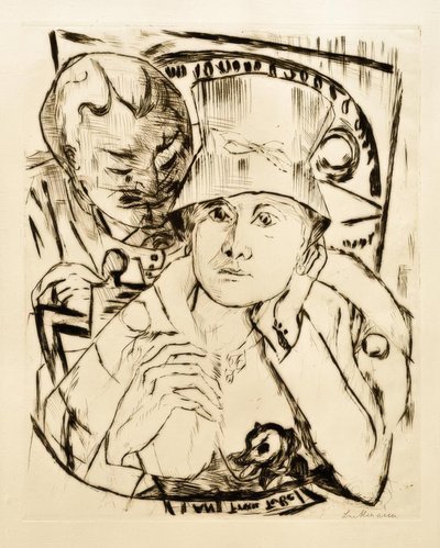 teaterhytte av Max Beckmann