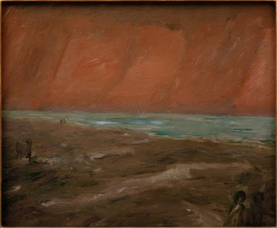 Dyster kveld ved sjøen av Max Beckmann