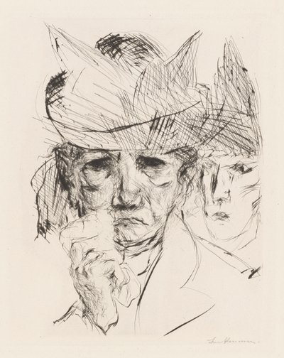 Gråtende kvinne av Max Beckmann