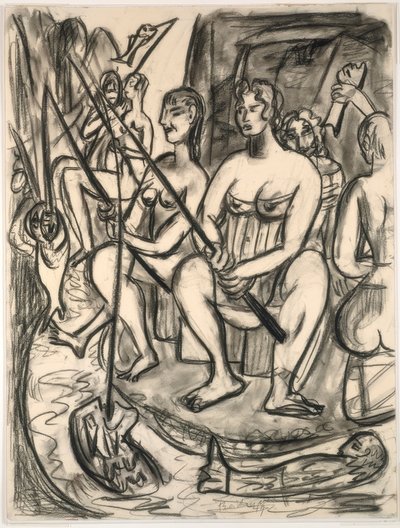 Kvinner Fiske av Max Beckmann