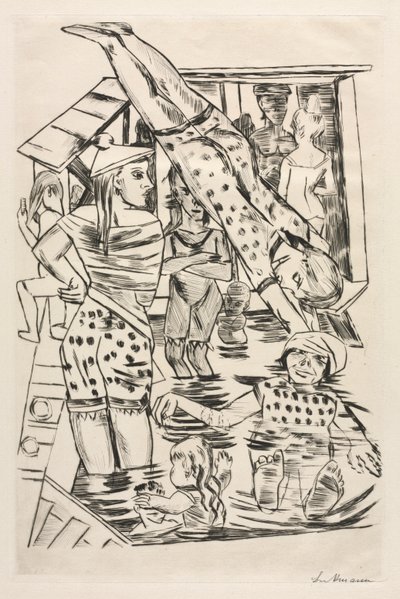 Kvinners bad av Max Beckmann