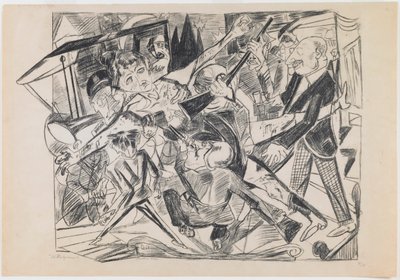 plate 4: Martyrium av Max Beckmann