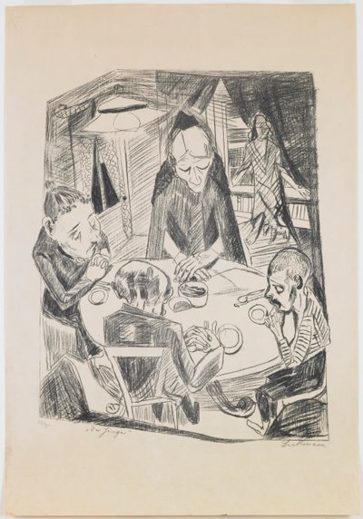 plate 5: Sult av Max Beckmann