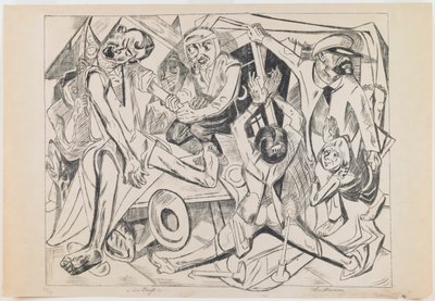 plate 7: Natt av Max Beckmann