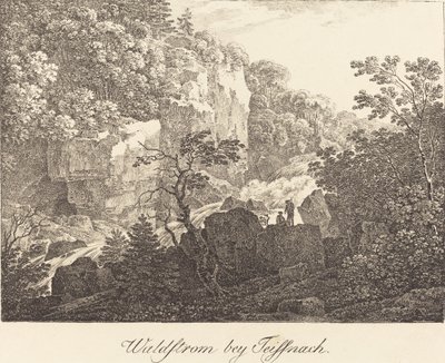 Waldstrom bey Teissnach av Max Joseph Wagenbauer