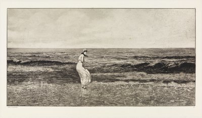 Ved havet (Intermezzi, opus IV, blad 2) av Max Klinger