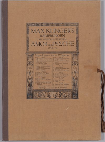 Amor og psyke [Opus Vb] av Max Klinger