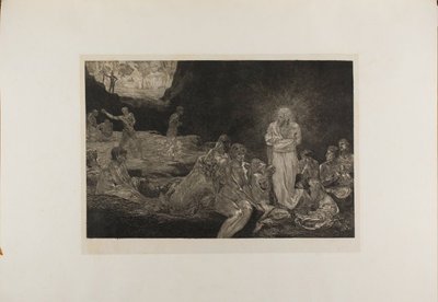 Christ and the Women Sinners, tallerken tretten fra A Life av Max Klinger