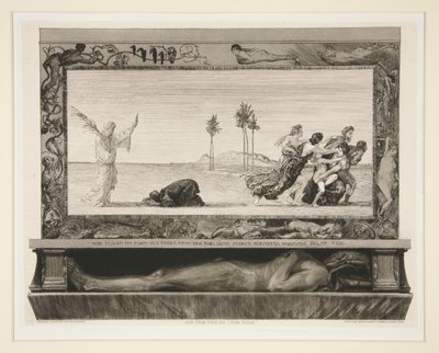 Death the Savior, fra Vom Tode (On Death) av Max Klinger