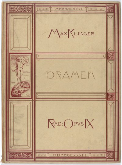 Dramaer: VI-motiver i X-ark. Etsninger Opus IX av Max Klinger