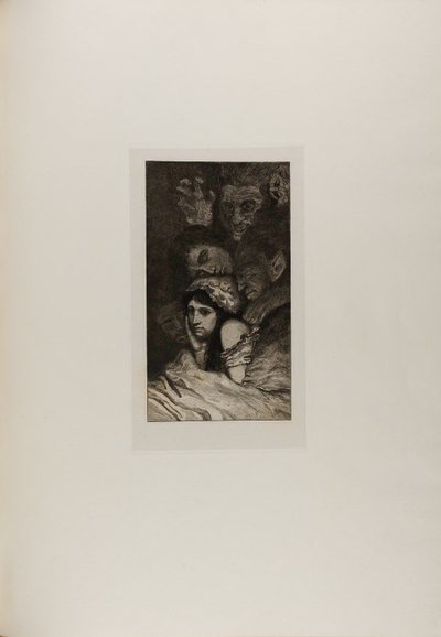Dreams, tallerken tre fra A Life av Max Klinger