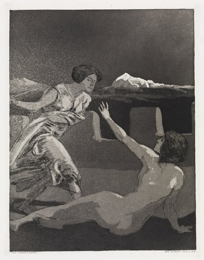 Trussel (Telt, opus XIV, del 2, nr. 31) av Max Klinger