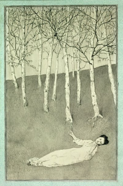 Tidlig vår (gravering) av Max Klinger