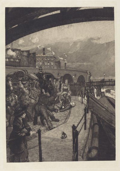 Et mord Et mord, 1883. av Max Klinger