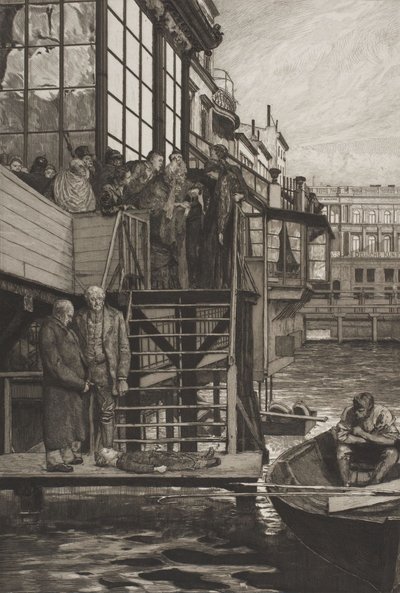 En mor II, fra Dramaer Opus IX av Max Klinger