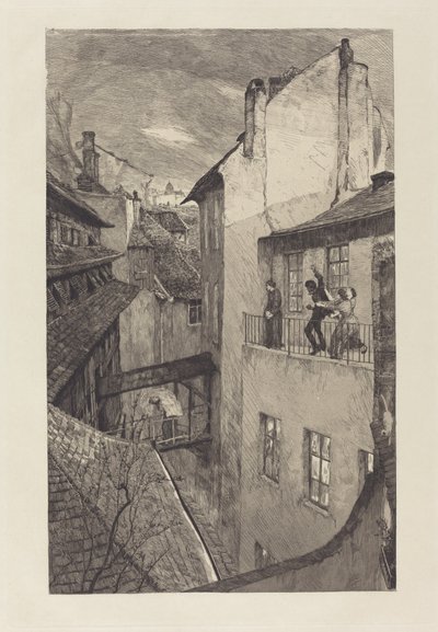 En mor IA Mor I, 1883. av Max Klinger