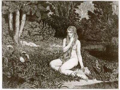 Eva og fremtiden (Opus III), blad 1: Eva av Max Klinger