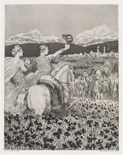 I eget land (Telt, opus XIV, del 2, nr. 43) av Max Klinger