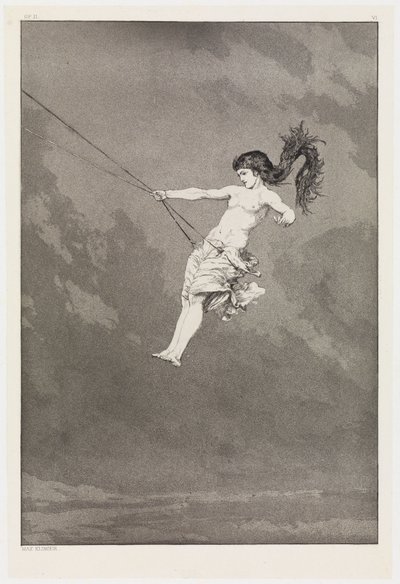 Intermezzo (Første intermezzo) (Redninger av ovidiske ofre, Opus II, blad 6) av Max Klinger