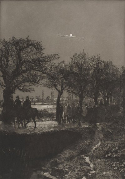 Marsdager III, fra Dramaer opus IX av Max Klinger
