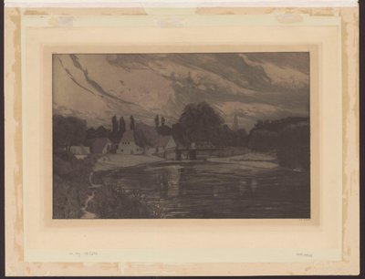 Månenatt, blad 3 op. VII av Max Klinger