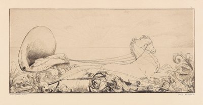 Opus VI, fra Paraphrase on the Finding of a Glove, 1881. av Max Klinger