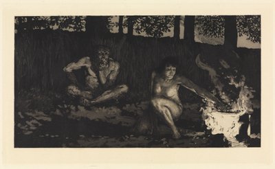 Forord II (Et liv, opus VIII, blad 2) av Max Klinger