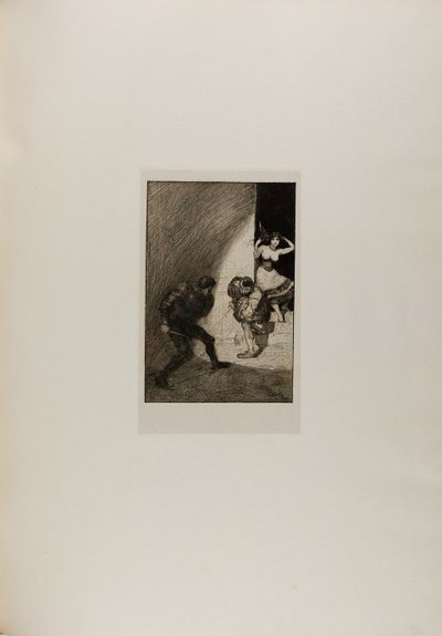 Rivals, plate syv fra A Life av Max Klinger