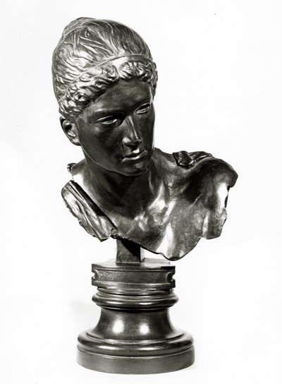 Hodet til Cassandra, ca. 1895 (bronse) av Max Klinger