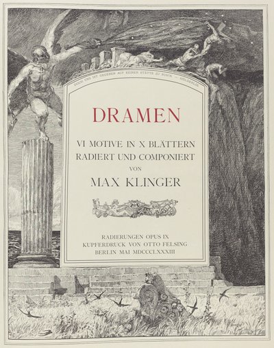 Tittelside av Max Klinger