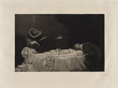 Tod (død) av Max Klinger