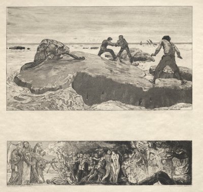 Vom Tode I, (Opus II, 1889) nr. 2 av Max Klinger