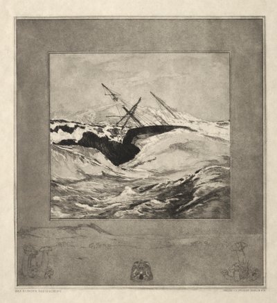 Vom Tode I, (Opus II, 1889) nr. 3 av Max Klinger