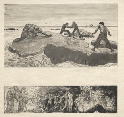 Vom Tode I, Opus II, 1889 nr. 2. av Max Klinger