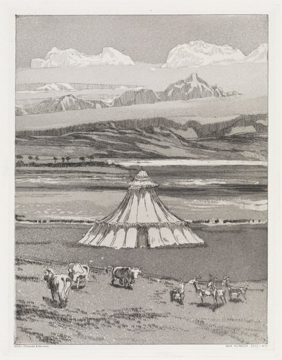 Telt (opus XIV, del 1, nr. 2) av Max Klinger